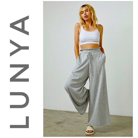 lunya Pants - Lunya Cozy Cotton Silk Relaxed Pant Medium